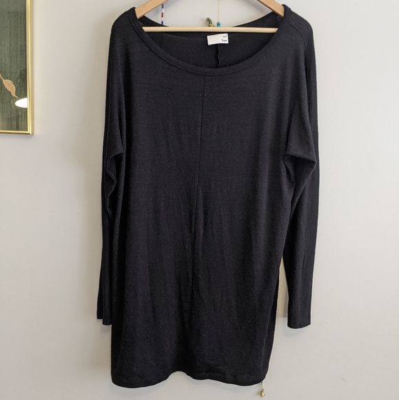 🫐2 for $40 Wilfred Free Comet Dress in Black - Picture 3 of 4